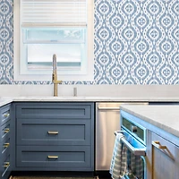 Surface Style Ikat Tracery Peel & Stick Wallpaper