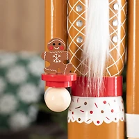 Glitzhome® 42" Christmas Gingerbread Chef Nutcracker