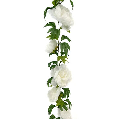 6ft. Cream Peony Garland by Ashland®