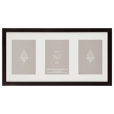 Aspect 3 Opening 5" x 7" Black Collage Frame by Studio Décor®