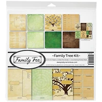 Reminisce Collection Kit 12"X12"-Family Tree