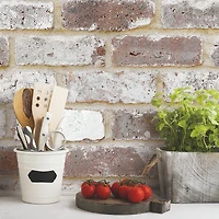 RoomMates Reclaimed Brick Peel & Stick Wallpaper