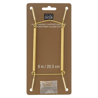 12 Pack: Brass Plate Hanger by Studio Décor®