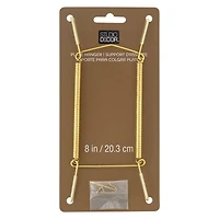 12 Pack: Brass Plate Hanger by Studio Décor®