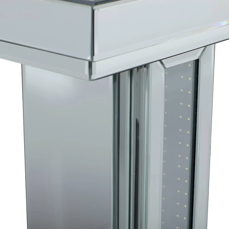 Silver Glam Wood Console Table, 32" x 48"