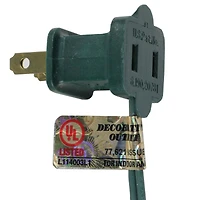 25-Count Clear C7 Twinkle Christmas Light  24ft Green Wire