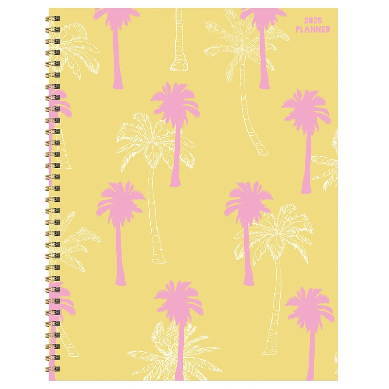 TF Publishing 2025 Large Palms & Sunshine Weekly Monthly Spiral Planner