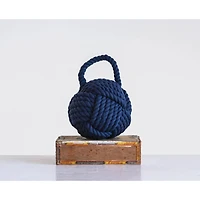 Hello Honey® 6.25" Rope Knot Cotton Door Stop