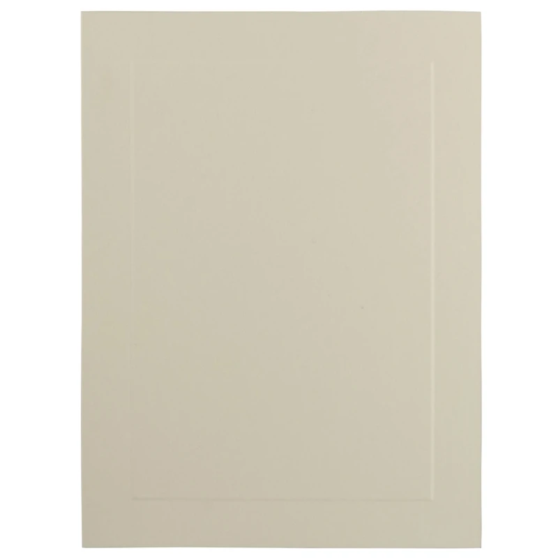 JAM Paper A7 Ivory Blank Foldover Cards with Panel