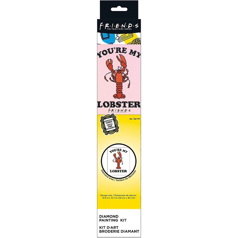 Camelot Dotz® Intermediate You're My Lobster Diamond Painting Kit
