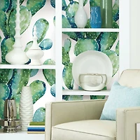 RoomMates Prickly Pear Cactus Peel & Stick Wallpaper