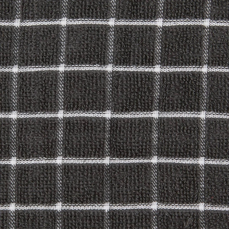 DII® Mineral Gray Combo Windowpane Dishcloths, 6ct.