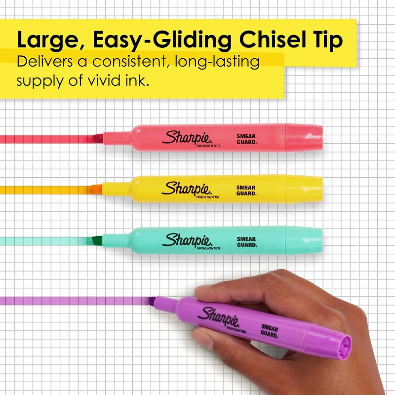 Sharpie® Tank Chisel Tip Highlighter Set