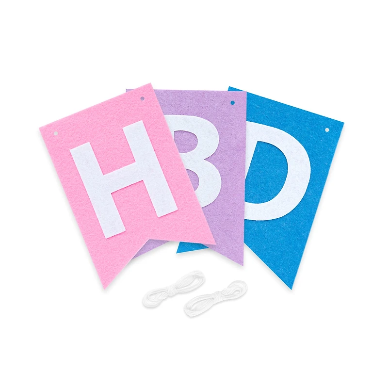 Happy Birthday Felt Garland by Celebrate It™