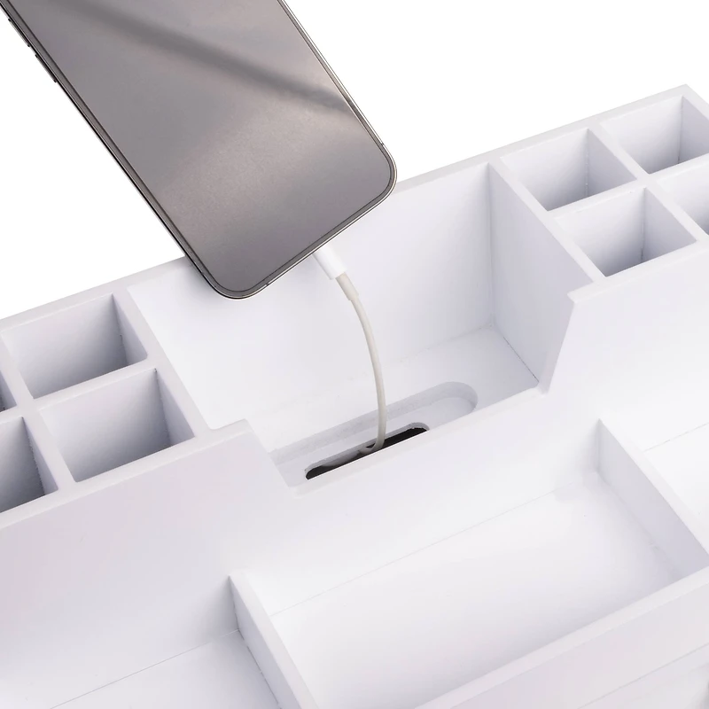 Organize It All White Accessory Organizer