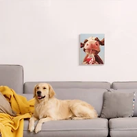 Stupell Industries Baby Cow Milk Box Carton Farm Portrait Wall Plaque