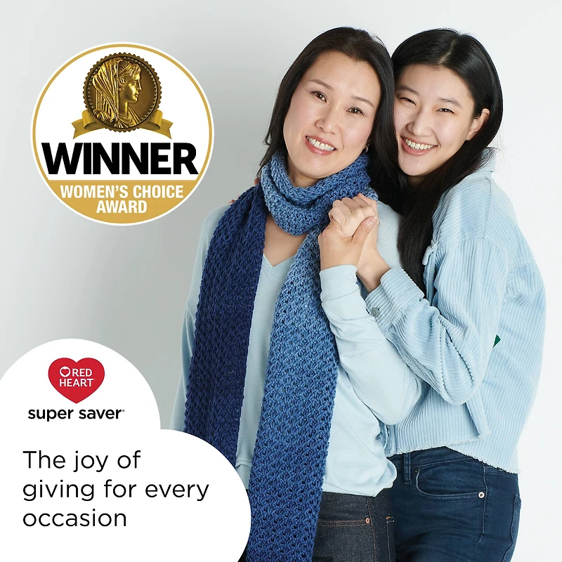 2 Pack Red Heart® Super Saver Ombre™ Yarn