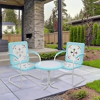 35" Square Outdoor Retro Tulip Armchair