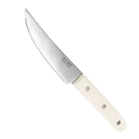 Martha Stewart Everyday 4-Piece White Stainless Steel Steak Knife Set