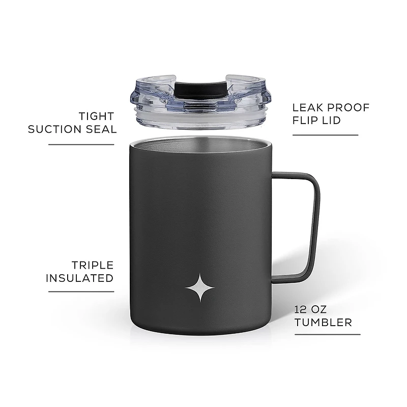 JoyJolt® 12oz. Vacuum Insulated Tumbler With Lid & Handle