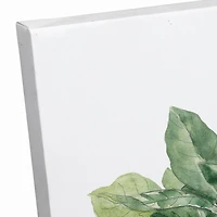 Bucket of Basil  11" x 14" Canvas Wall Art