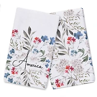 Floral America Tea Towel Set