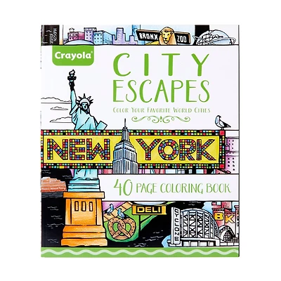 Crayola® City Escapes Around the World Coloring Book