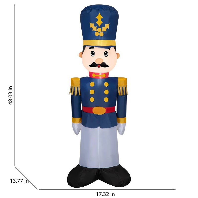 4ft. Airblown® Inflatable Christmas Toy Soldier