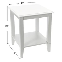 Hello Honey® Pleasantville Wood 2-Tier End Table