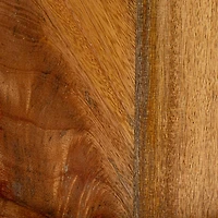 Hello Honey® 16" Round Glass Cloche with Mango Wood Base