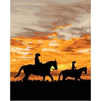 8" x 10" Cowboy Paint-by-Number Kit by Artist'st Loft®