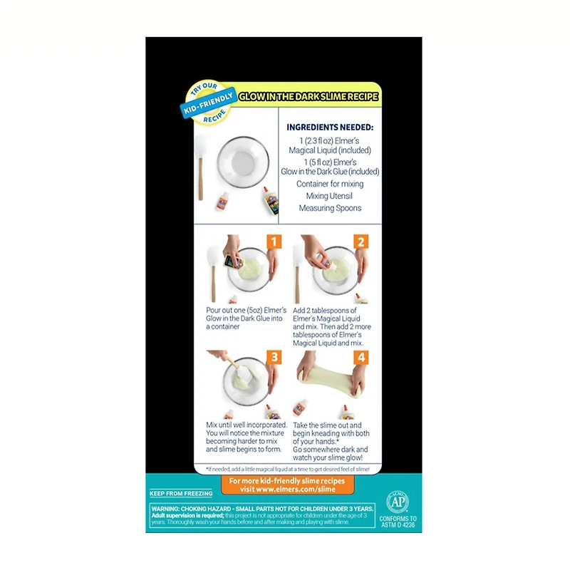 6 Pack: Elmer's® Glow-in-the-Dark Slime Kit