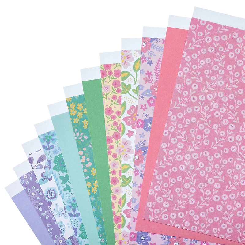 Ditsy Floral Paper Pad by Recollections™, 6" x 6"