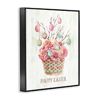 Stupell Industries Happy Easter Bouquet Framed Giclee Art