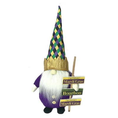 Santa's Workshop 15" Mardi Gras Gnome