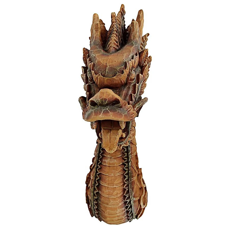 Design Toscano 18.5" The Fire Dragon Wall Sculpture Set 