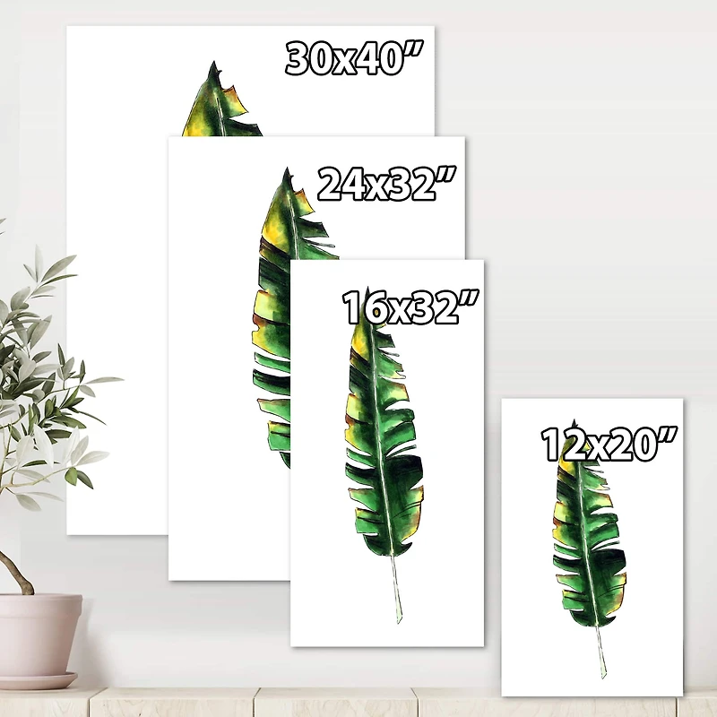 Designart - Single Banana Leaf