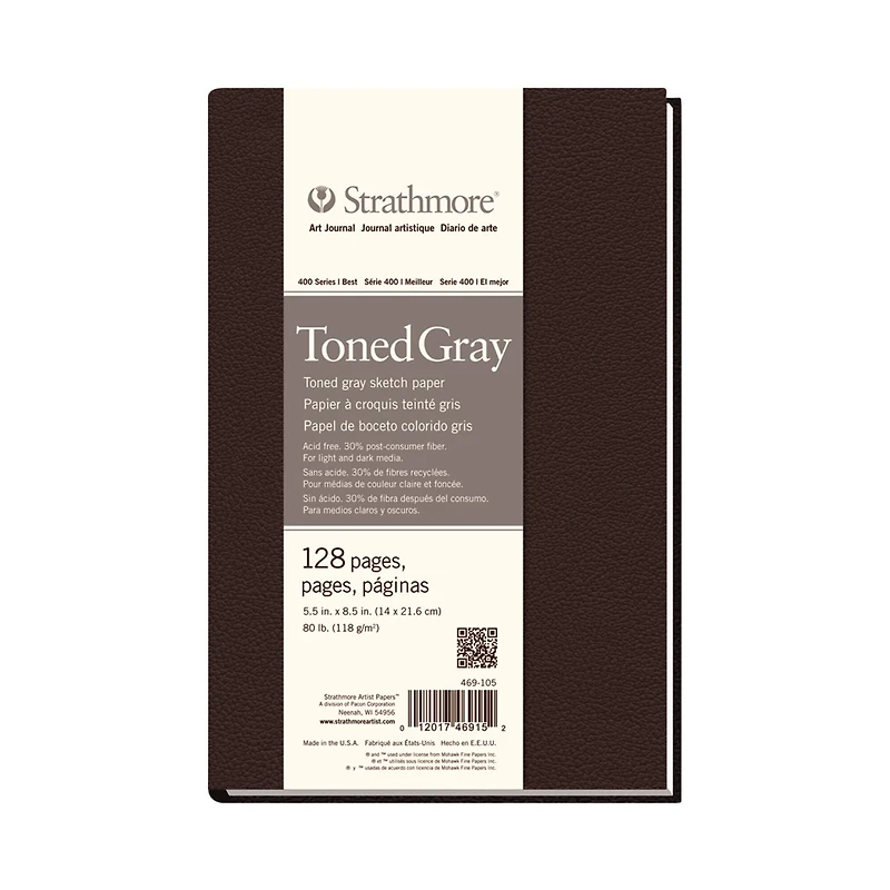 Strathmore® Hardcover Toned Gray Sketch Art Journal