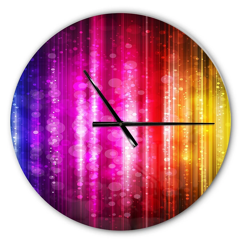 Designart 'Glowing Modern Wall Clock