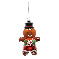 5.5" Gingerbread Joy Glass Ornament by Ashland®