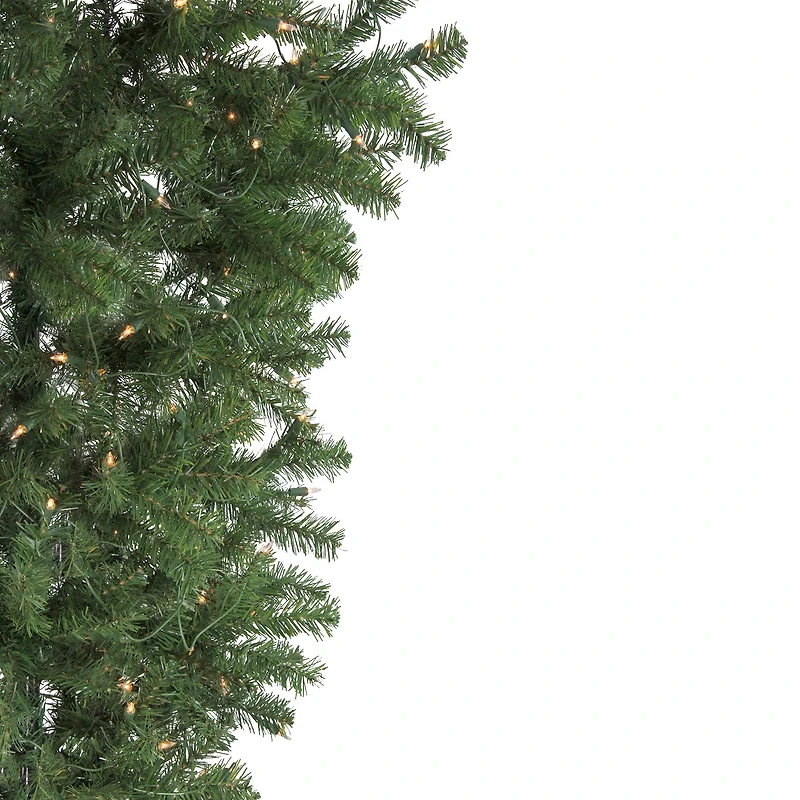 5.5ft. Pre-Lit Medium Spruce Upside Down Artificial Christmas Tree with Clear Lights
