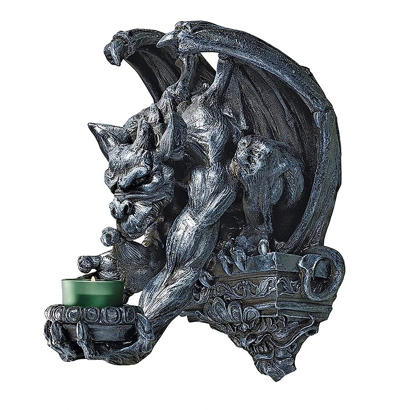 Design Toscano Whitechapel Manor Gargoyle Wall Sconce