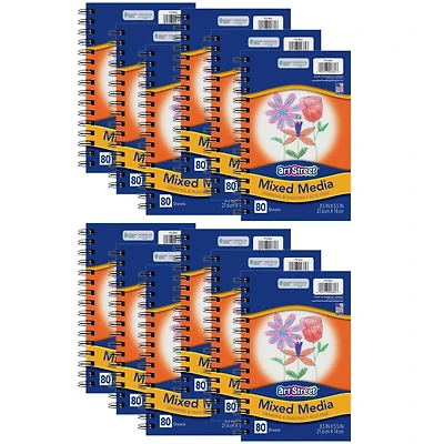 Pacon® Art Street® 8.5" x 5.5" Mixed Media Journal, 12ct.
