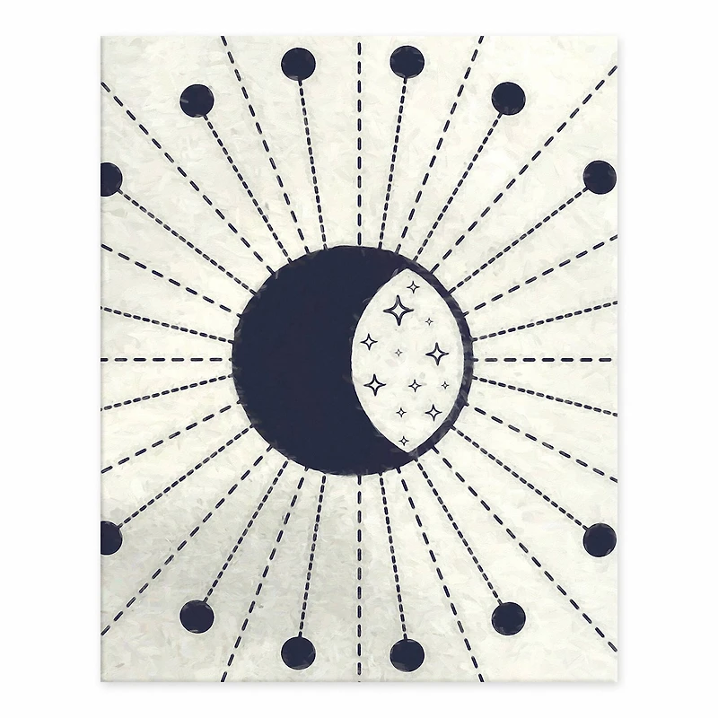 Shining Moon Phase 2 8" x 10" Tabletop Canvas