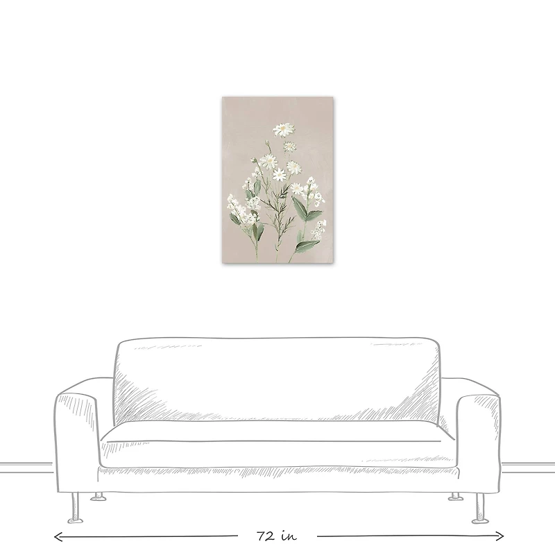 Botanicals On Neutral 20" x 30" Canvas Wall Art