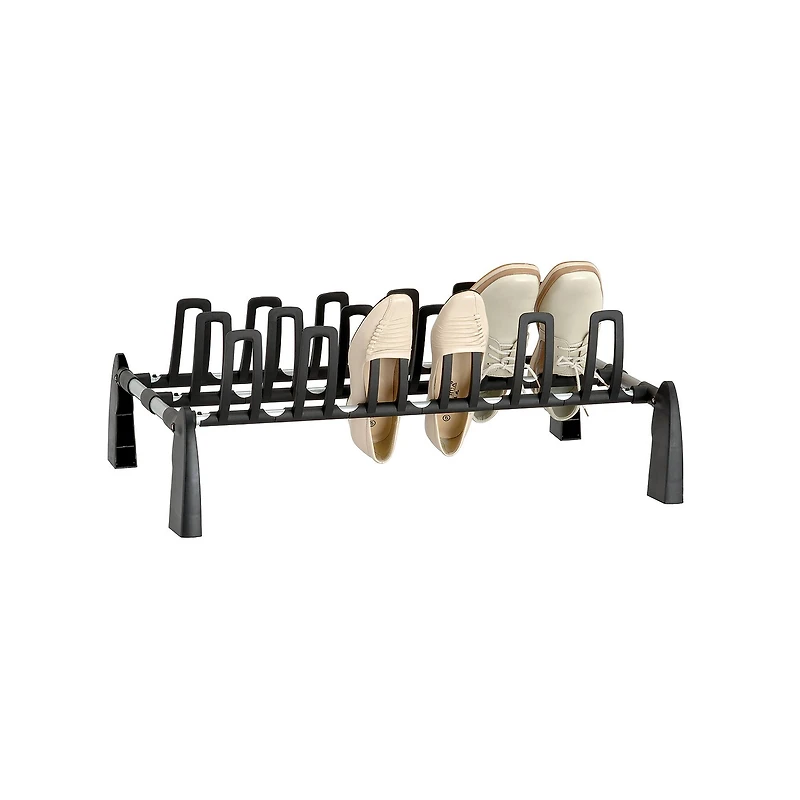 Organize It All 9 Pair Floor Shoe Rack