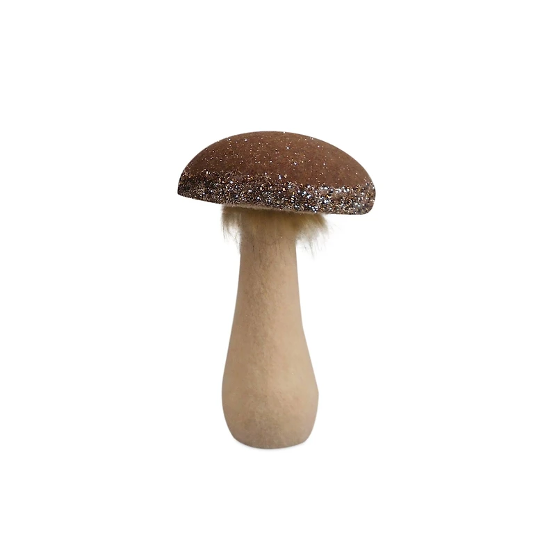 Glittered Mushroom Décor Set
