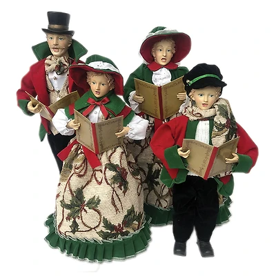 Santa's Workshop Large Holly Caroler Set