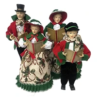 Santa's Workshop Large Holly Caroler Set