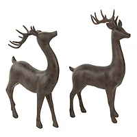 Brown Deer Christmas Decoration Set